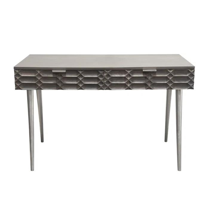 Petra Solid Wood Top Writing Desk