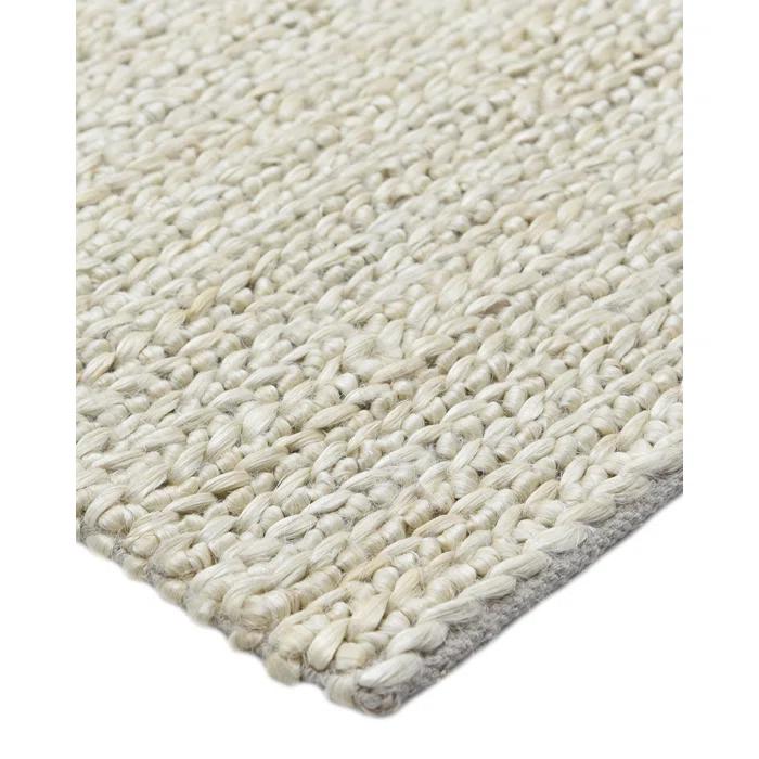 Wayne Jute Beige 9 ft. x 12 ft. Hand Woven Contemporary Transitional Area Rug