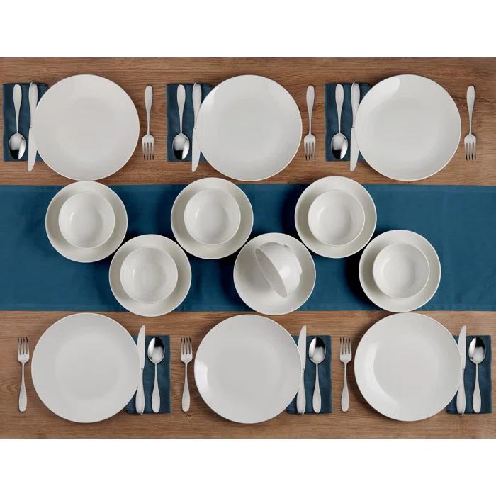 Studio Nova Alexis 18-Piece Porcelain Dinnerware Set, Service for 6