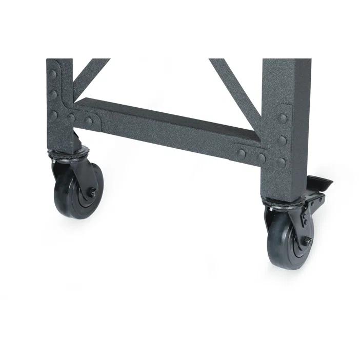 Duramax Building Products Solid Wood Top Metal Base Desk Shell