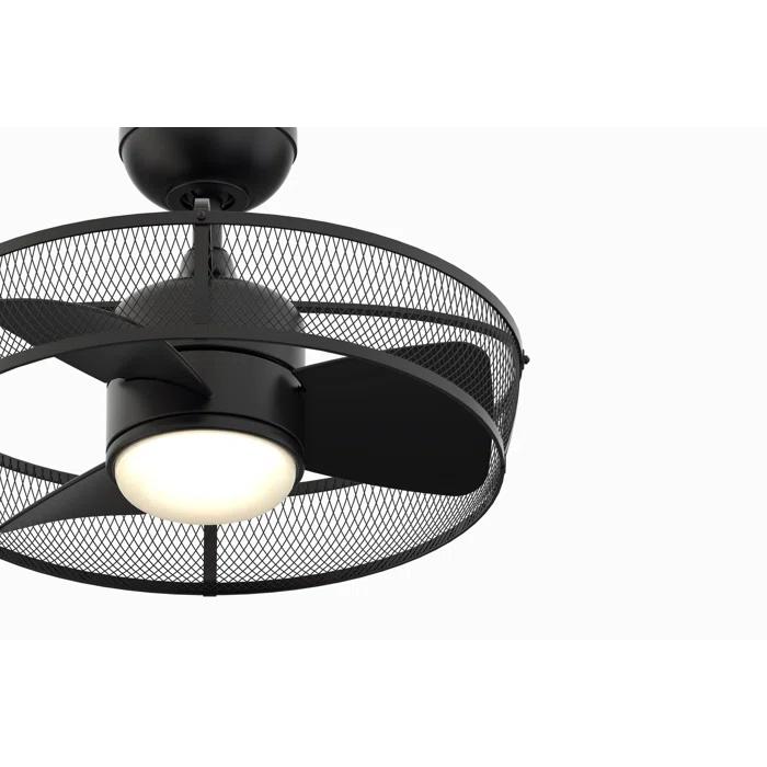 Fanimation Henry 20 Black Indoor/Outdoor Ceiling Fan