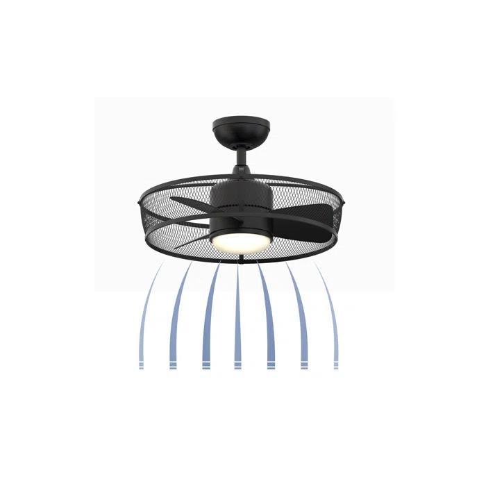 Fanimation Henry 20 Black Indoor/Outdoor Ceiling Fan
