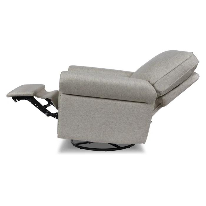 Namesake Linden Electronic Recliner and Swivel Glider in Eco-Performance Fabric with USB port & Reviews | Birch Lane