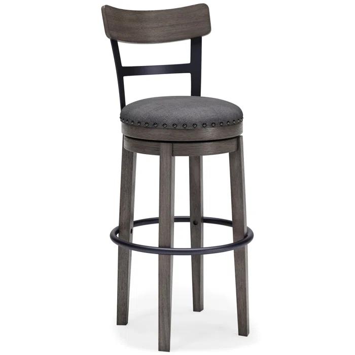 Red Barrel Studio® Obdulio Swivel Upholstered Counter Stool