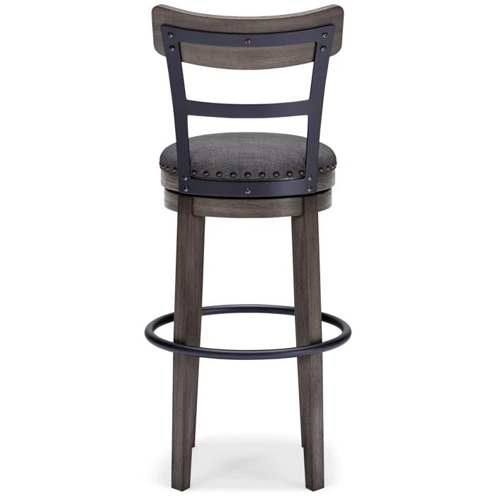 Red Barrel Studio® Obdulio Swivel Upholstered Counter Stool