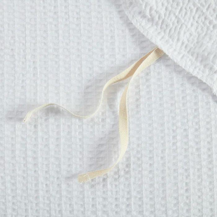 Marcus 3 Piece Cotton Waffle Weave Duvet Cover Set