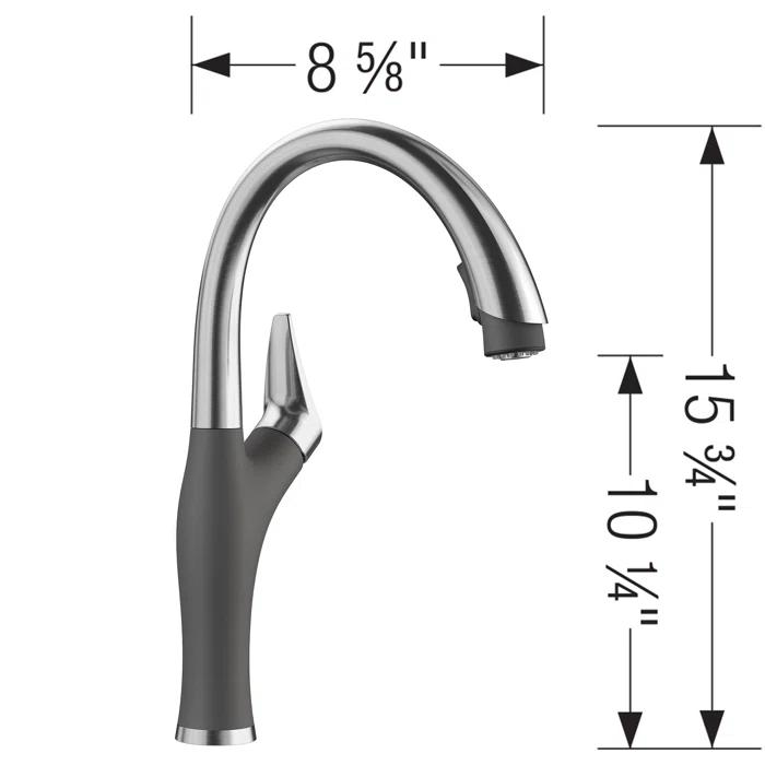 Artona Pull Down Dual Spray Kitchen Faucet