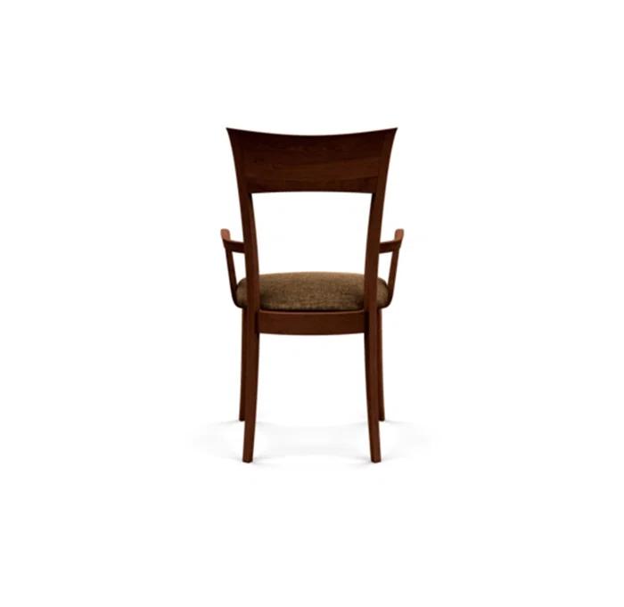 Ingrid 19.25'' H Upholstered Cherry Armchair