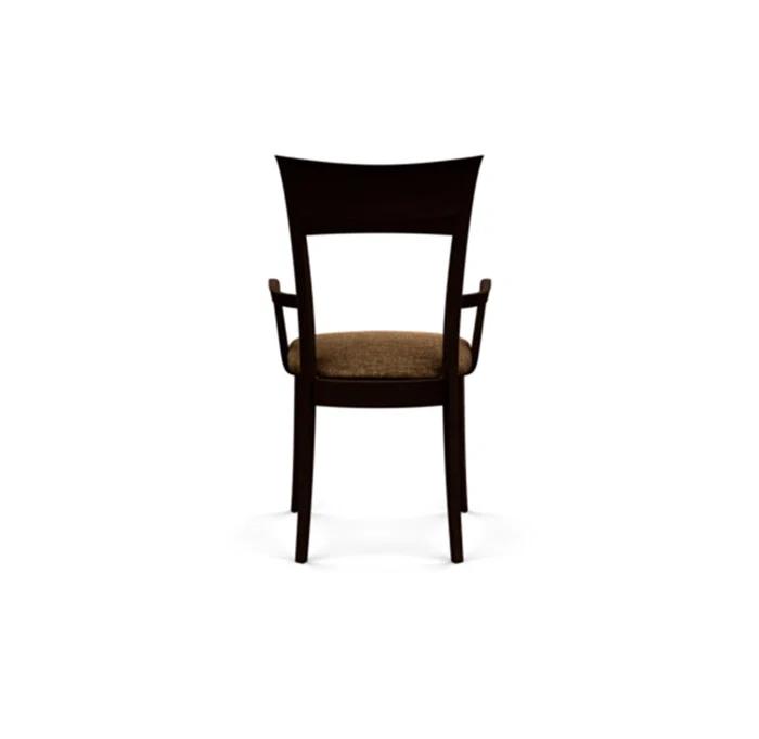 Ingrid 19.25'' H Upholstered Cherry Armchair