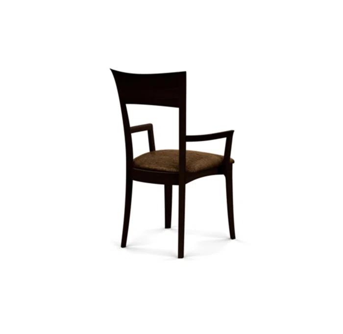 Ingrid 19.25'' H Upholstered Cherry Armchair