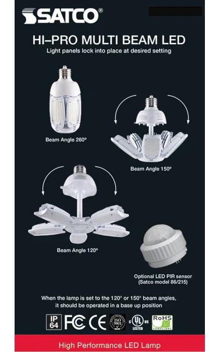 200 Watt Equivalent Corncob E26/Medium (Standard) 5000K LED Bulb