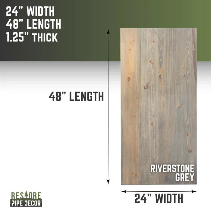 24 In. X 48 In. X 1.25 In. RESTORE Office Desk Wood Top