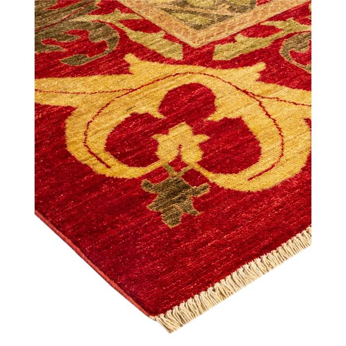 Isabelline Verlynn One-of-a-Kind 10' 2" X 13' 9" 2010s Wool Area Rug in Red
