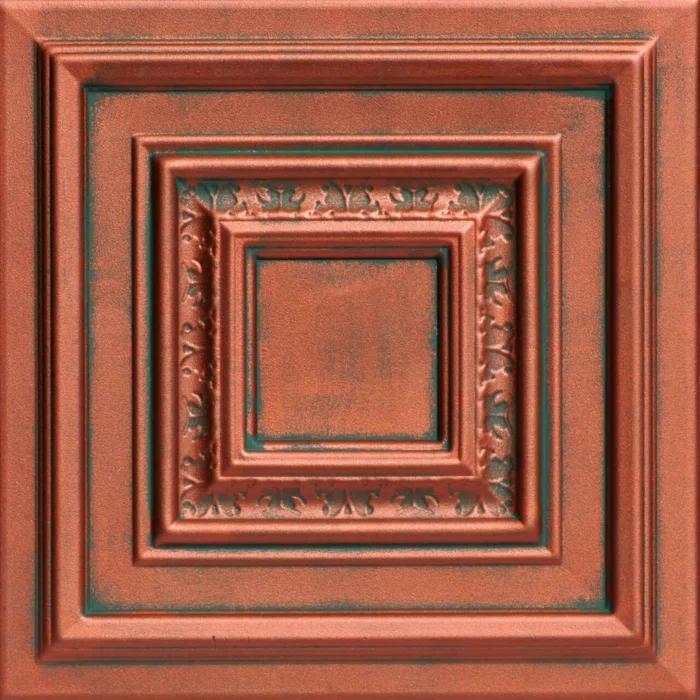 Chestnut Grove 1.6 ft. x 1.6 ft. Polystyrene Glue-up Ceiling Tile