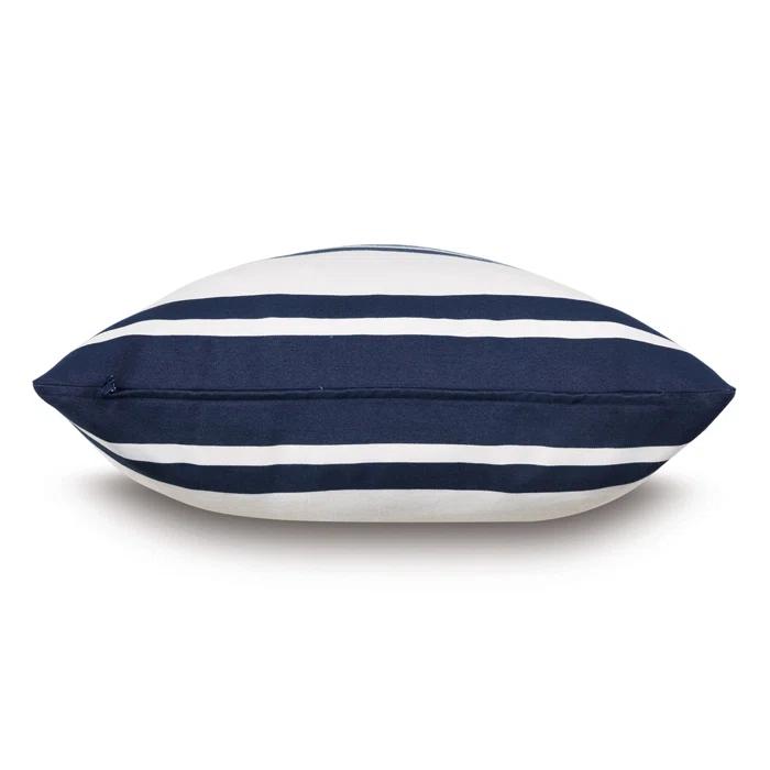 Striped Reversible Throw Pillow