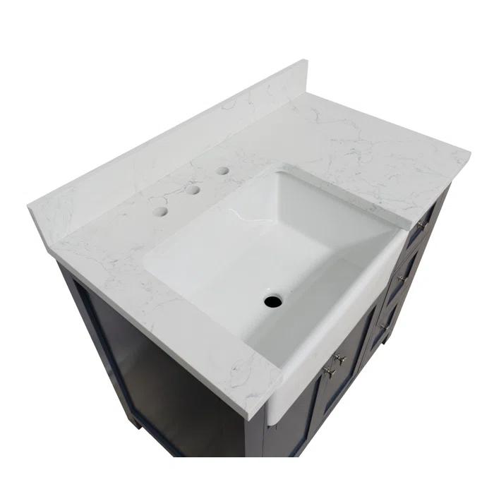 Red Barrel Studio® Yorkshire 36" Single Bathroom Vanity Set & Reviews | Wayfair