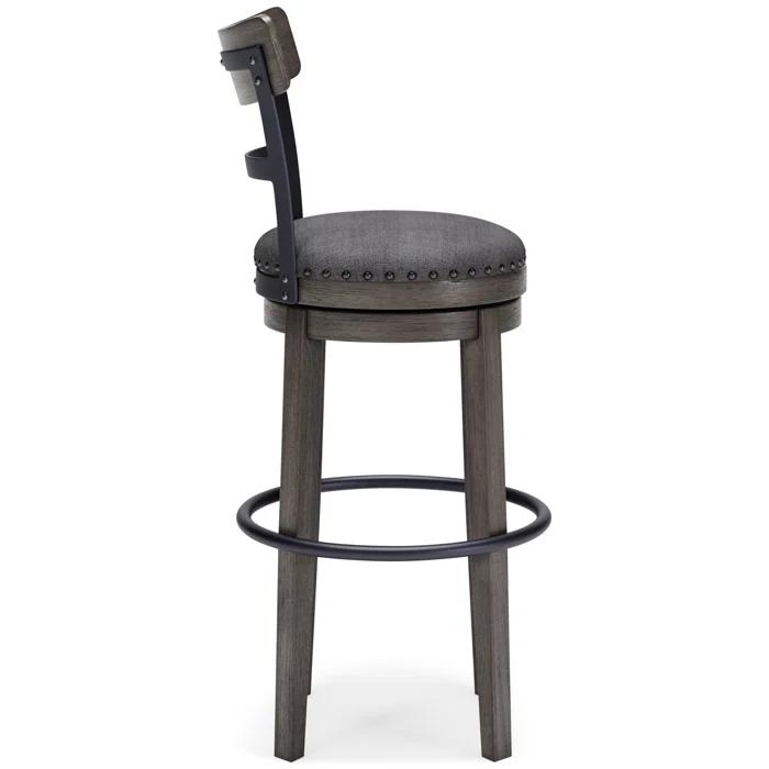 Red Barrel Studio® Obdulio Swivel Upholstered Counter Stool