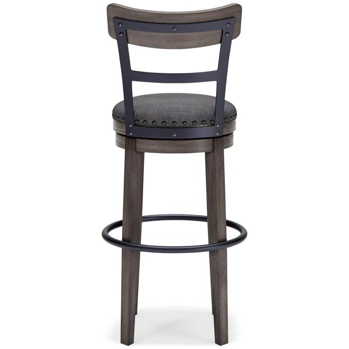 Red Barrel Studio® Obdulio Swivel Upholstered Counter Stool