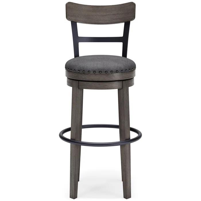 Red Barrel Studio® Obdulio Swivel Upholstered Counter Stool