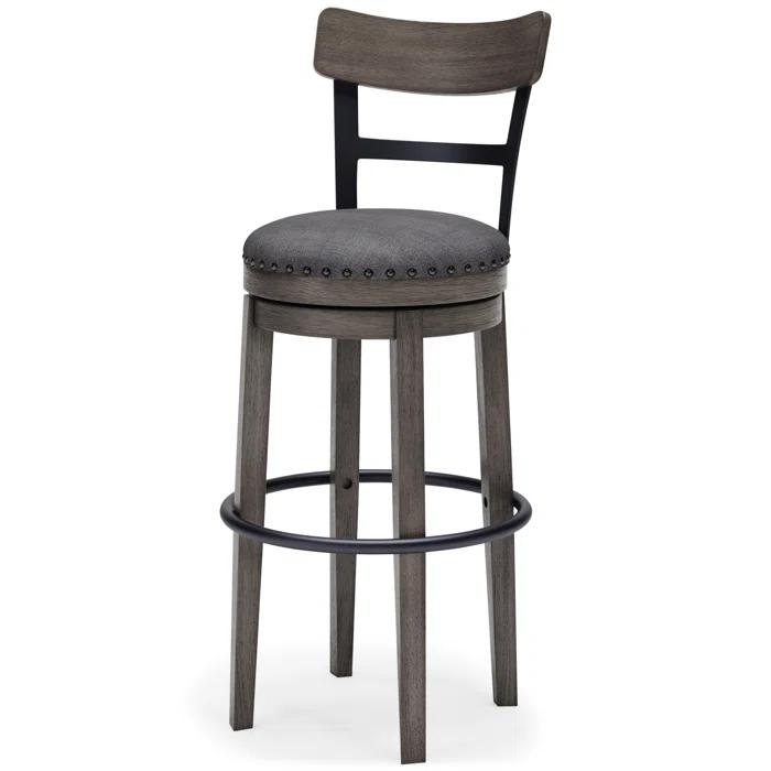 Red Barrel Studio® Obdulio Swivel Upholstered Counter Stool