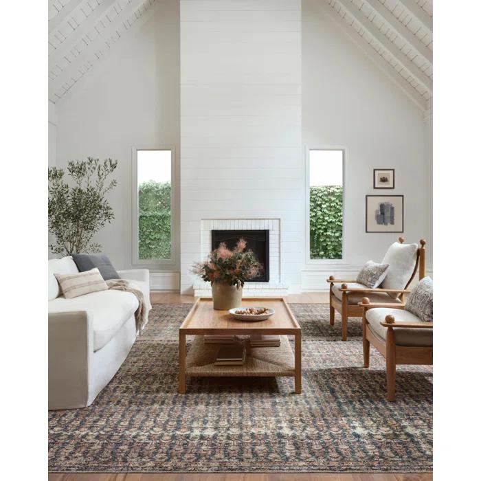 Amber Lewis x Loloi Billie Ocean / Brick Area Rug