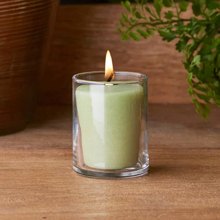 Root Candles Seeking Balance Relieve Eucalyptus Menthol Scented Votive Candle (Set of 18)