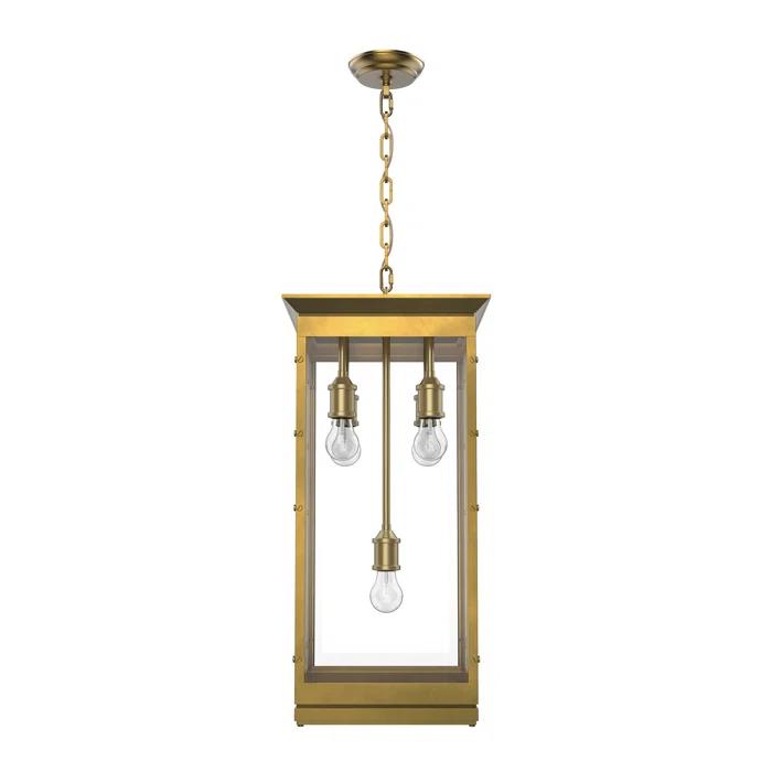 Alora Lighting Douglas 5 - Light Lantern Square / Rectangle Chandelier