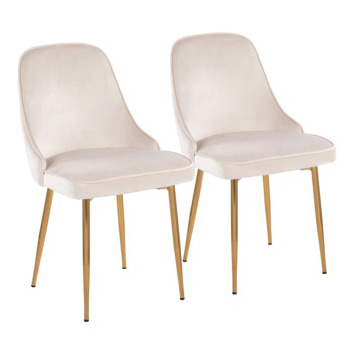 Stanca 20'' H Velvet Upholstered Side Chair