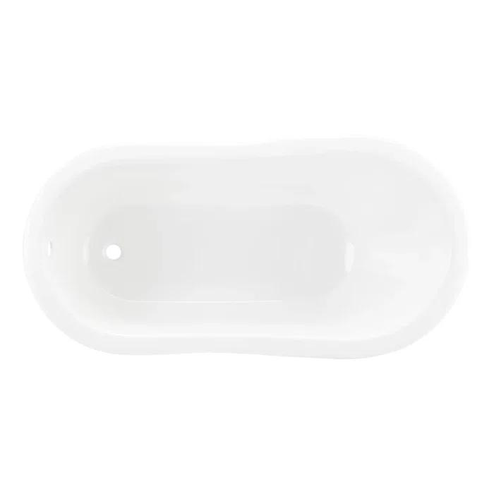 Callaway 61" Clawfoot Soaking Cast Iron Bathtub