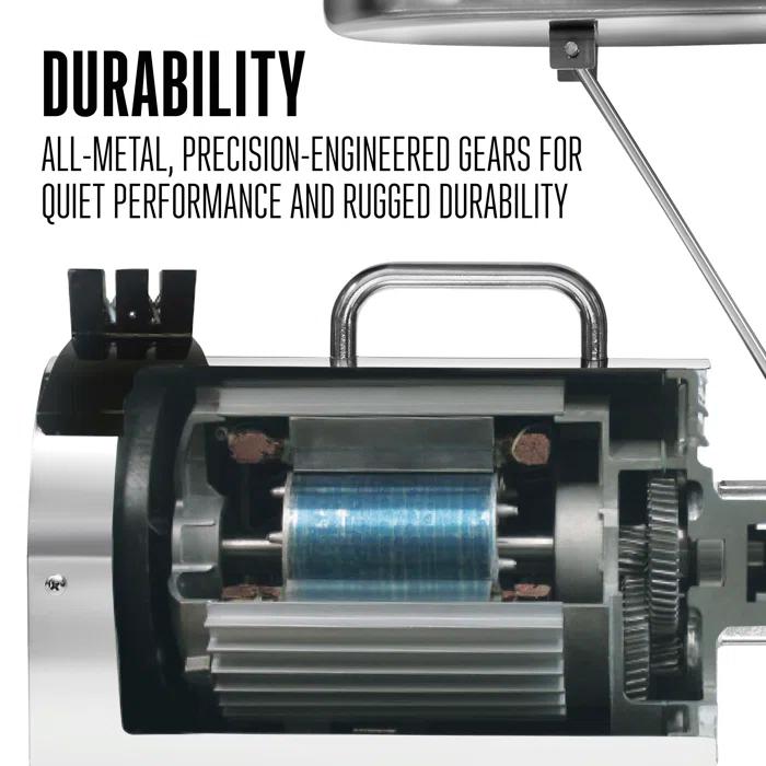 Weston Pro Series Stainless Steel Electric Meat Grinder with Sausage Stuffer