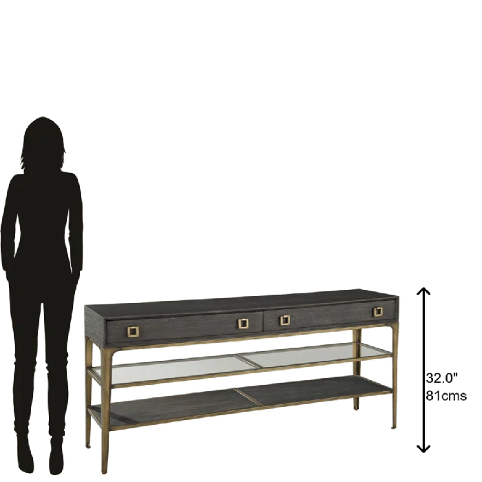 68.25'' Solid Wood Console Table