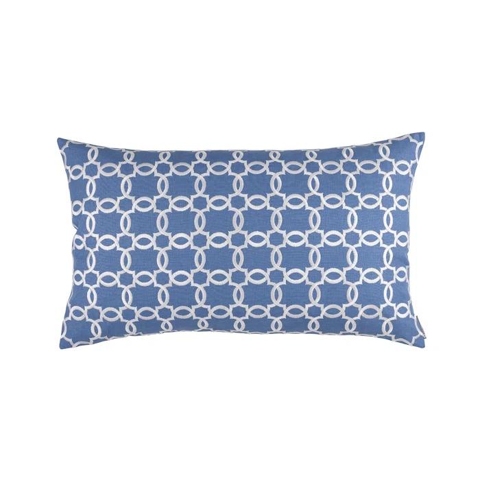 Lili Alessandra Lynx Embroidered Feather Throw Pillow