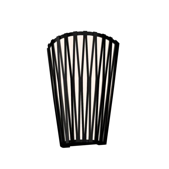 Living Hinges Manufactured Wood LED Flush Mounted Sconce