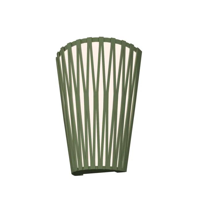 Living Hinges Manufactured Wood LED Flush Mounted Sconce
