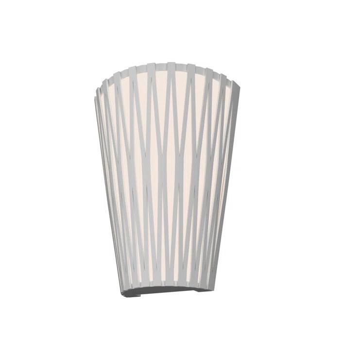 Living Hinges Manufactured Wood LED Flush Mounted Sconce