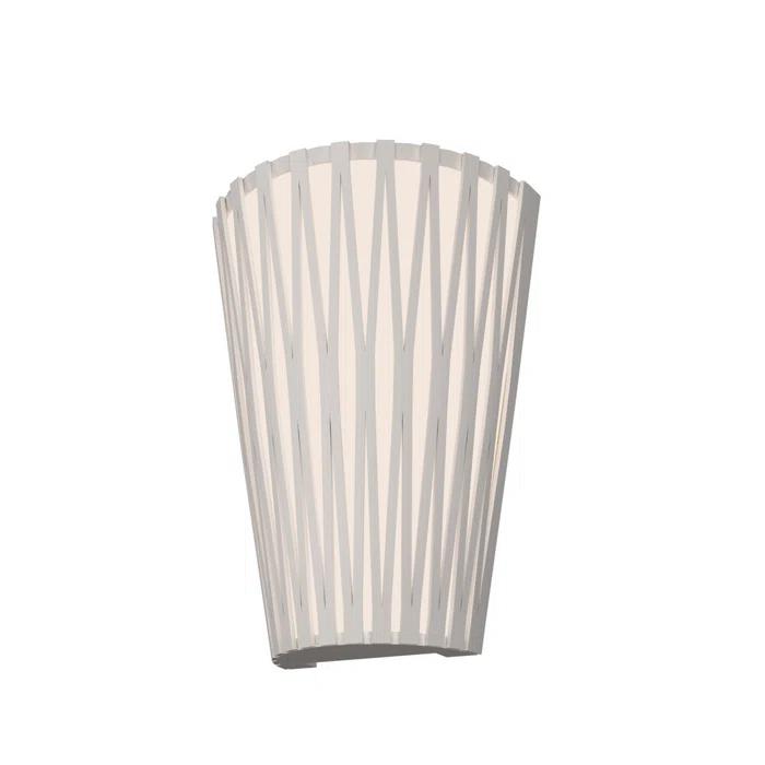 Living Hinges Manufactured Wood LED Flush Mounted Sconce