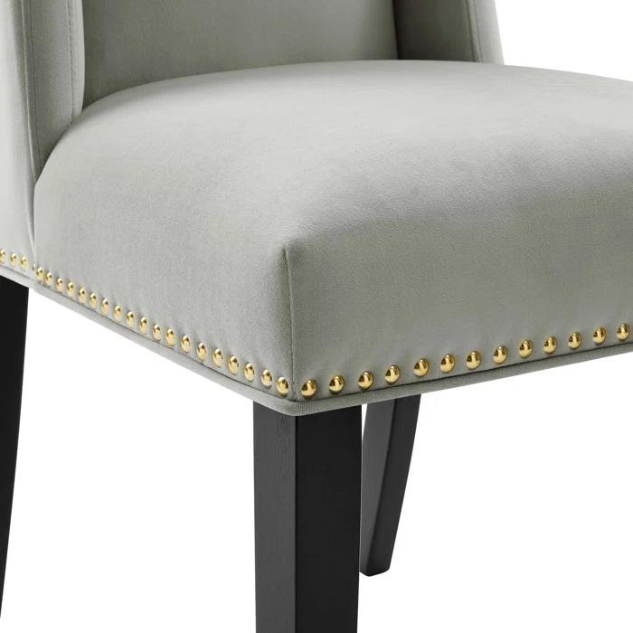 Modway Baron Performance Velvet Dining Chairs by Modway (Set of 2)
