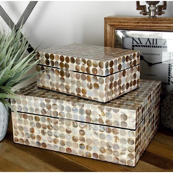 Juliette 2 - Piece Handmade Decorative Box