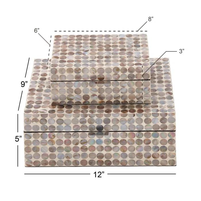 Juliette 2 - Piece Handmade Decorative Box