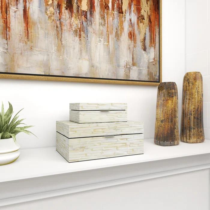2 - Piece Handmade Decorative Box