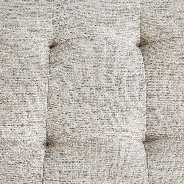 Martha Stewart Highland Tufted Accent Bench with Shelf