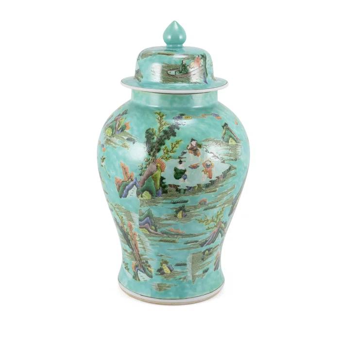 Chinoiserie Handmade Decorative Urns & Jars