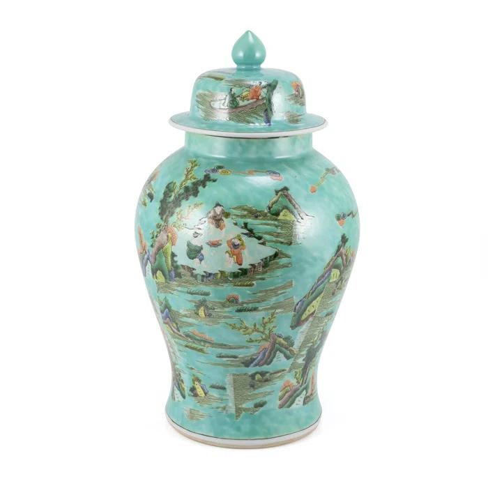 Chinoiserie Handmade Decorative Urns & Jars