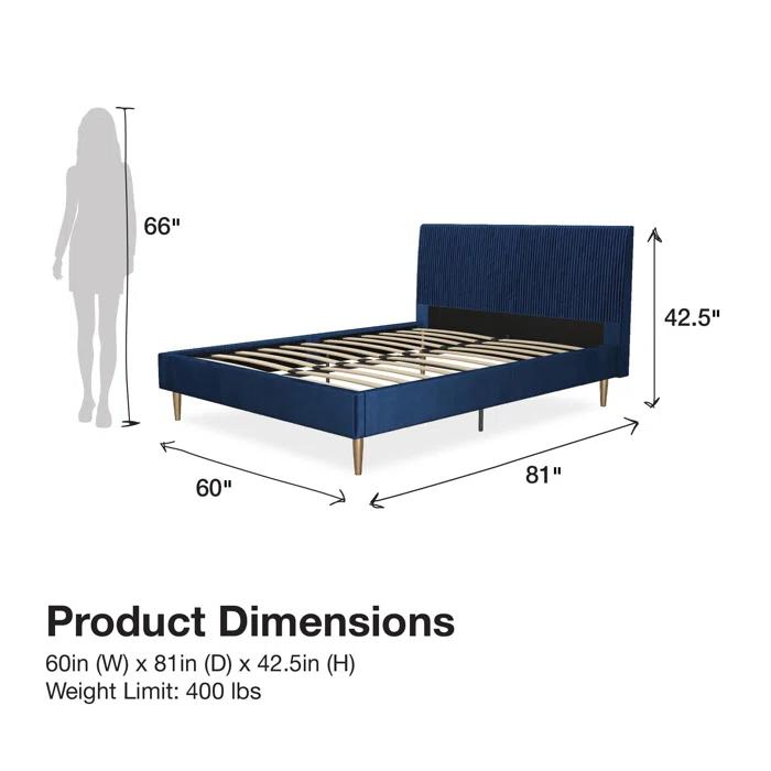 Mr. Kate Daphne Upholstered Platform Bed