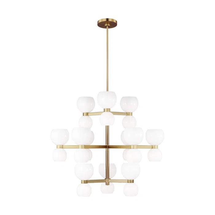 Londyn 24 - Light Dimmable Wagon Wheel Chandelier