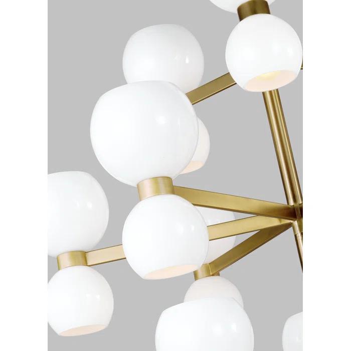 Londyn 24 - Light Dimmable Wagon Wheel Chandelier