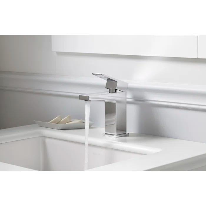 Kohler Honesty Single-Handle Bathroom Faucet with Pop-Up Drain Assembly, One Hole Bathroom Sink Faucet, 1.2 gpm