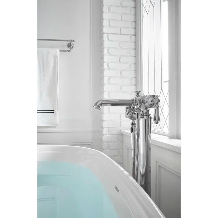 Artifacts® Single Handle Floor Mounted Clawfoot Tub Faucet