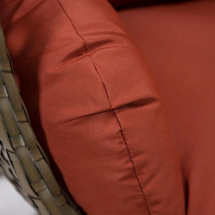 Dakota Fields Brookstonval 1 Person Hanging Egg Swing Chair with Stand