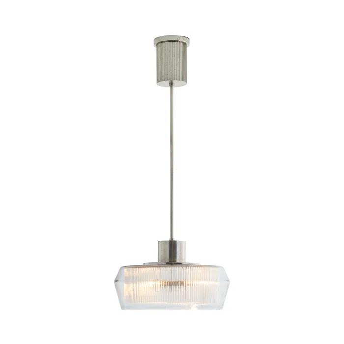 Holm 19" Indoor/Outdoor Glass Drum Pendant with Pewter Finish
